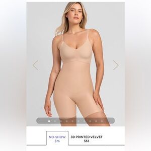 honeylove no-show high waist short shapewear Small - Sand